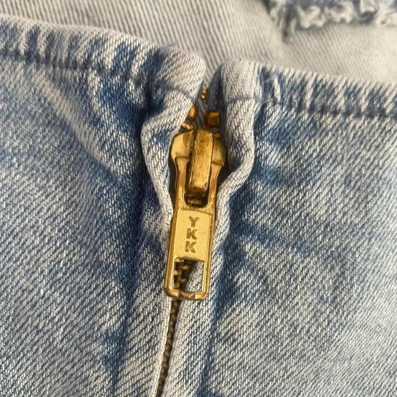 MUMU Blue Denim Floral Bustier Top SIZE M - Picture 6 of 10